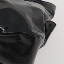 Salvatore Ferragamo Hand Bag Nylon Patent Leather 2 Set Black Auth BA13155-8