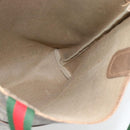 GUCCI GG Supreme Web Sherry Line Tote Bag PVC Beige 39 02 003 Auth BA13156-19