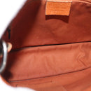 GUCCI GG Canvas Shoulder Bag Beige Silver 120841 Auth BA13157-11