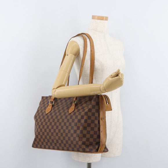 LOUIS VUITTON Damier Ebene Colombine Bag 100th anniversary N99037 Auth BA13158