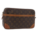 LOUIS VUITTON Monogram Compiegne 28 Clutch Bag M51845 LV Auth BA13159-1