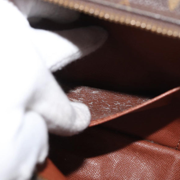 LOUIS VUITTON Monogram Compiegne 28 Clutch Bag M51845 LV Auth BA13159