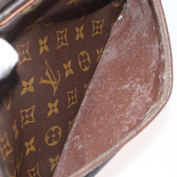 LOUIS VUITTON Monogram Compiegne 28 Clutch Bag M51845 LV Auth BA13159