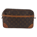 LOUIS VUITTON Monogram Compiegne 28 Clutch Bag M51845 LV Auth BA13159-13