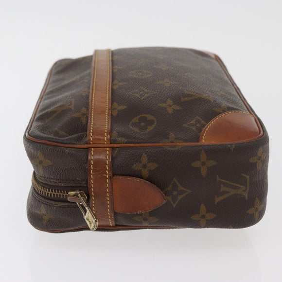LOUIS VUITTON Monogram Compiegne 28 Clutch Bag M51845 LV Auth BA13159
