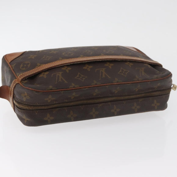 LOUIS VUITTON Monogram Compiegne 28 Clutch Bag M51845 LV Auth BA13159