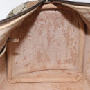 GUCCI GG Supreme Web Sherry Line Hand Bag PVC Leather Beige Auth BA1316-20