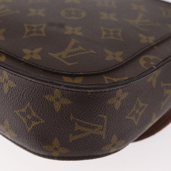 LOUIS VUITTON Monogram Saint Cloud GM Umhängetasche M51242 LV Auth BA13160