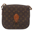 LOUIS VUITTON Monogram Saint Cloud GM Umhängetasche M51242 LV Auth BA13160-13