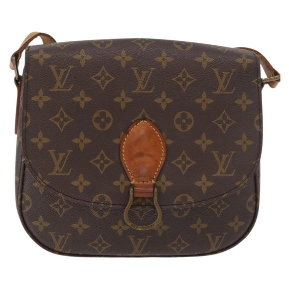 LOUIS VUITTON Monogram Saint Cloud GM Umhängetasche M51242 LV Auth BA13160