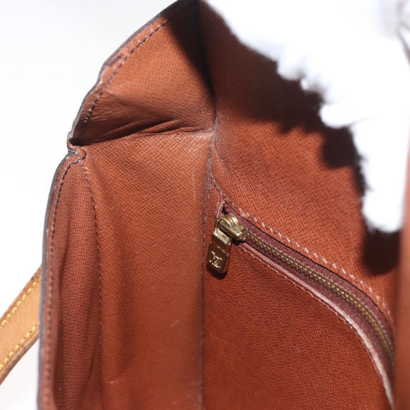 LOUIS VUITTON Monogram Saint Cloud GM Umhängetasche M51242 LV Auth BA13160