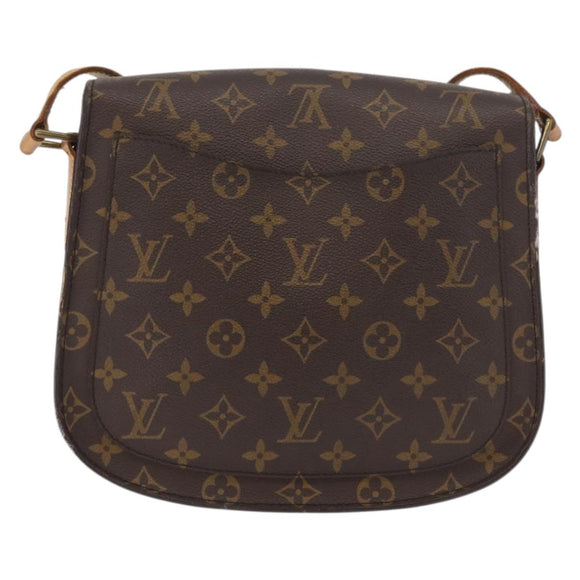 LOUIS VUITTON Monogram Saint Cloud GM Umhängetasche M51242 LV Auth BA13160
