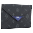 Berluti Clutch Bag PVC Black Silver Auth BA13162-1