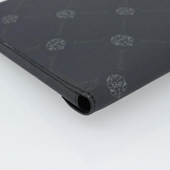 Berluti Clutch Bag PVC Black Silver Auth BA13162
