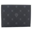 Berluti Clutch Bag PVC Black Silver Auth BA13162-2