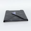 Berluti Clutch Bag PVC Black Silver Auth BA13162-5