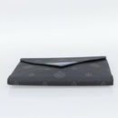 Berluti Clutch Bag PVC Black Silver Auth BA13162-6