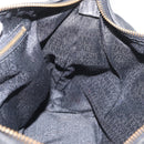 Gianni Versace Handtasche Leder Schwarz Gold Auth BA13163-18