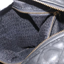 Gianni Versace Handtasche Leder Schwarz Gold Auth BA13163-21
