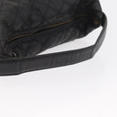 Gianni Versace Handtasche Leder Schwarz Gold Auth BA13163-7