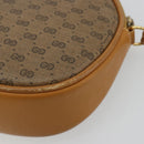 GUCCI Micro GG Supreme Umhängetasche PVC Beige Gold Auth BA13164-15