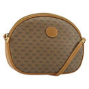 GUCCI Micro GG Supreme Umhängetasche PVC Beige Gold Auth BA13164-1