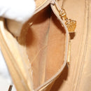 GUCCI Micro GG Supreme Umhängetasche PVC Beige Gold Auth BA13164-22