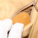 GUCCI Micro GG Supreme Umhängetasche PVC Beige Gold Auth BA13164-12