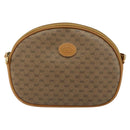 GUCCI Micro GG Supreme Umhängetasche PVC Beige Gold Auth BA13164-13