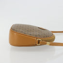 GUCCI Micro GG Supreme Umhängetasche PVC Beige Gold Auth BA13164-3