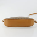 GUCCI Micro GG Supreme Umhängetasche PVC Beige Gold Auth BA13164-5