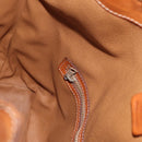 CELINE Macadam Canvas Purse Shoulder Bag PVC Leather Brown Gold Auth BA13166-10