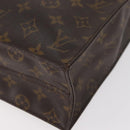LOUIS VUITTON Monogram Sac Plat Hand Bag M51140 LV Auth BA13167-15