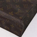 LOUIS VUITTON Monogram Sac Plat Hand Bag M51140 LV Auth BA13167-17