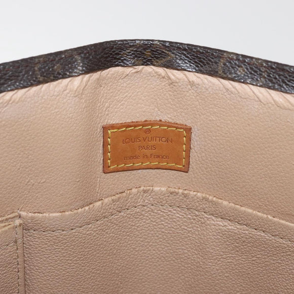 LOUIS VUITTON Monogram Sac Plat Hand Bag M51140 LV Auth BA13167