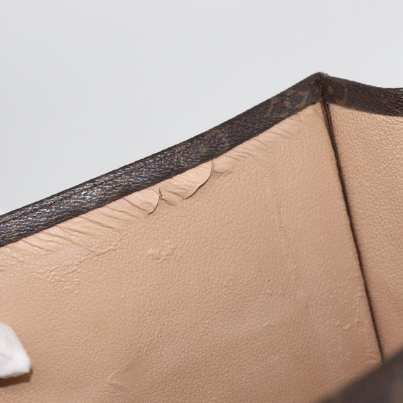 LOUIS VUITTON Monogram Sac Plat Hand Bag M51140 LV Auth BA13167
