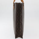 LOUIS VUITTON Monogram Sac Plat Hand Bag M51140 LV Auth BA13167-3