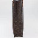 LOUIS VUITTON Monogram Sac Plat Hand Bag M51140 LV Auth BA13167-4