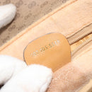 GUCCI Micro GG Supreme Schoudertas PVC Beige Goud Auth BA13169-12