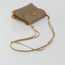 GUCCI Micro GG Supreme Schoudertas PVC Beige Goud Auth BA13169-7
