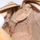 GUCCI Micro GG Supreme Shoulder Bag PVC Beige Gold 007 113 0014 Auth BA1317-17