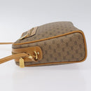 GUCCI Micro GG Supreme Shoulder Bag PVC Beige Gold 007 113 0014 Auth BA1317-5
