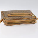 GUCCI Micro GG Supreme Shoulder Bag PVC Beige Gold 007 113 0014 Auth BA1317-6