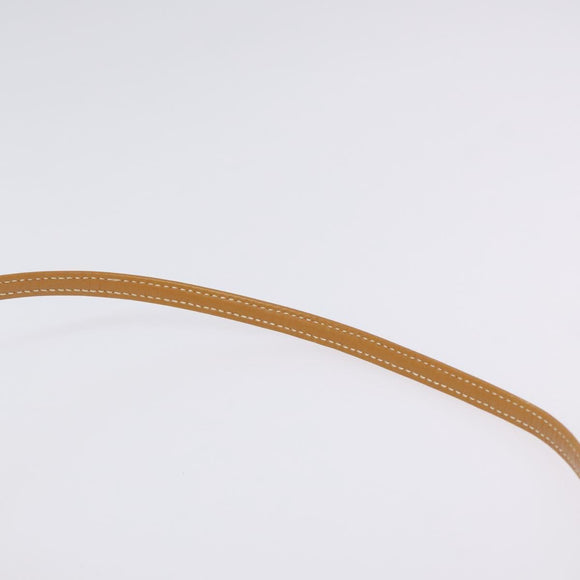 GUCCI Micro GG Supreme Shoulder Bag PVC Beige Gold 007 113 0014 Auth BA1317