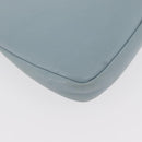 Jimmy Choo Clutch Bag Leder Hellblau Gold Auth BA13172-15