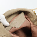 Stella MacCartney Chain Falabella Bag polyester 2way Beige Gold Auth BA13174A-19