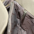Salvatore Ferragamo Gancini Shoulder Bag Canvas Beige Silver Auth BA13175-21
