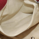 CHANEL Wild Stitch Chain Tote Bag Leather Red Silver CC Auth BA13176-21