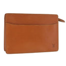 LOUIS VUITTON Epi Pochette Homme Clutch Bag Brown Zipangu M52528 Auth BA13179-1