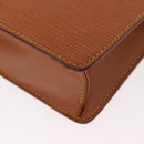 LOUIS VUITTON Epi Pochette Homme Clutch Bag Brown Zipangu M52528 Auth BA13179-11